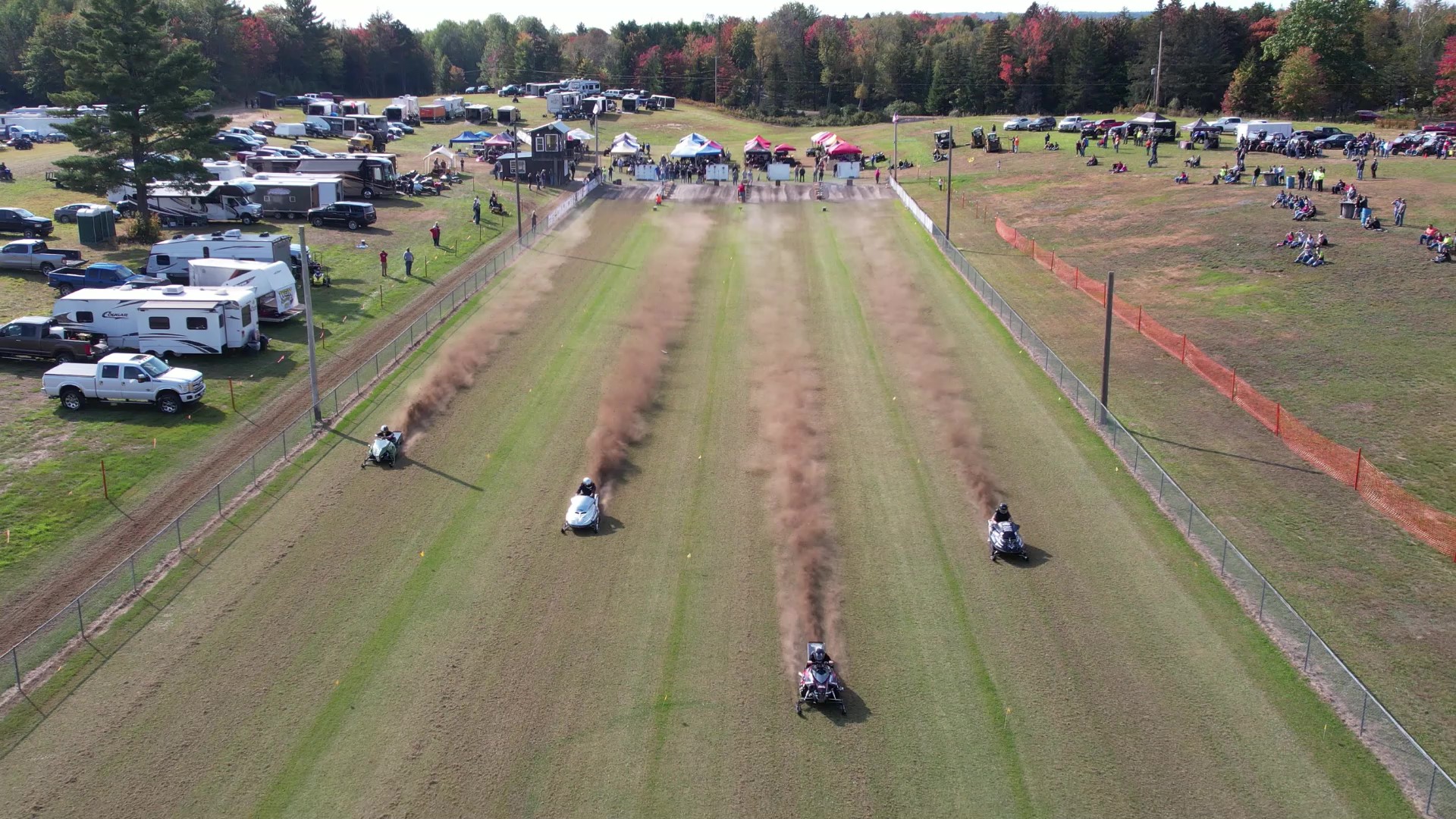 Snowmobile Grass Drag Races background image