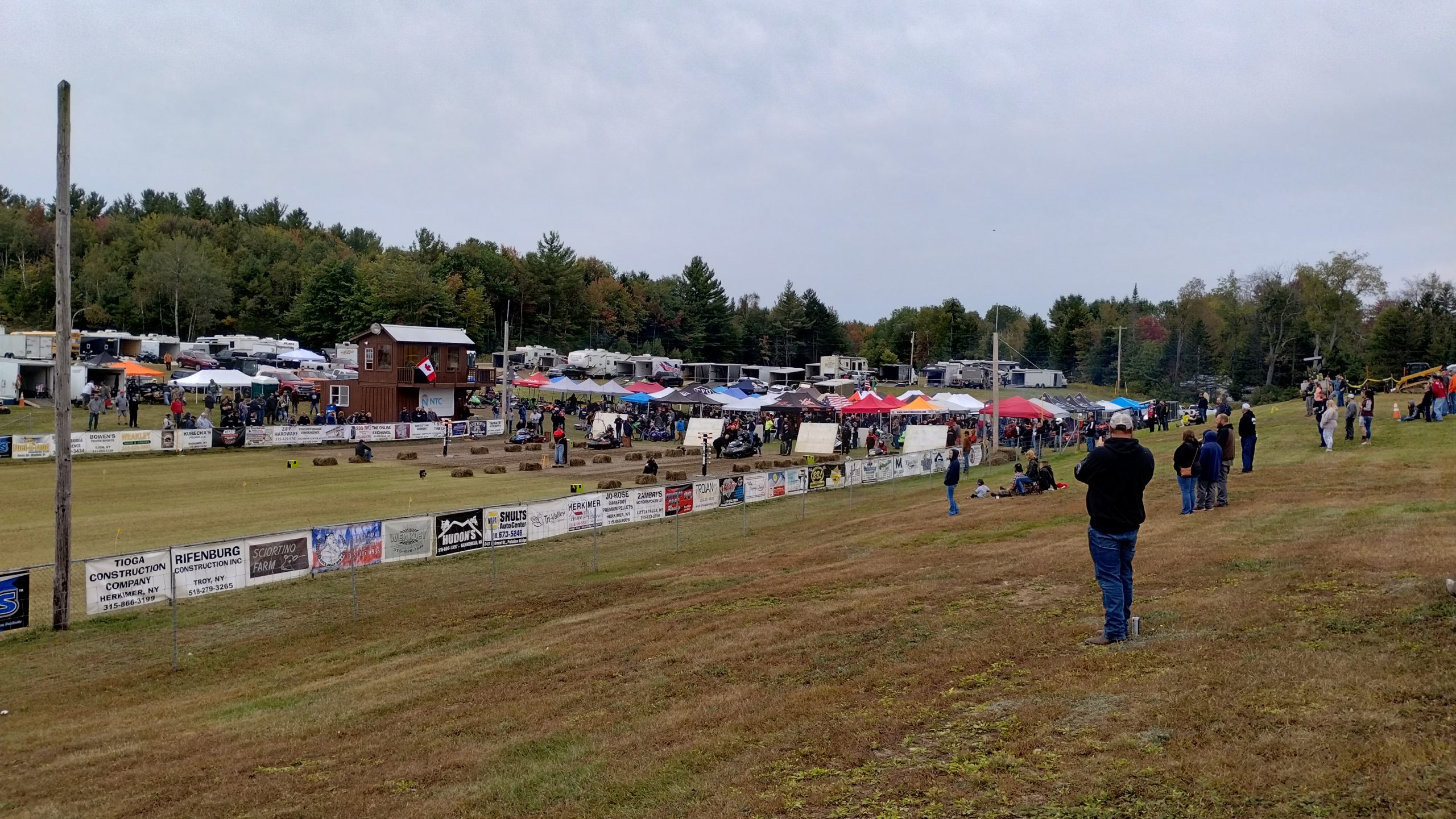 Snowmobile Grass Drag Races